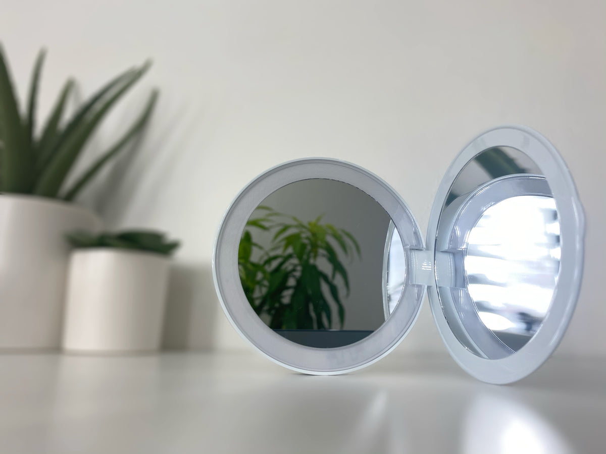 POWER BANK & COMPACT MIRROR RING LIGHT